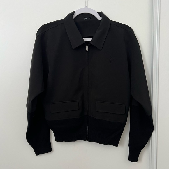 Opening Ceremony Black Zip Up Sweater - Picture 3 of 7